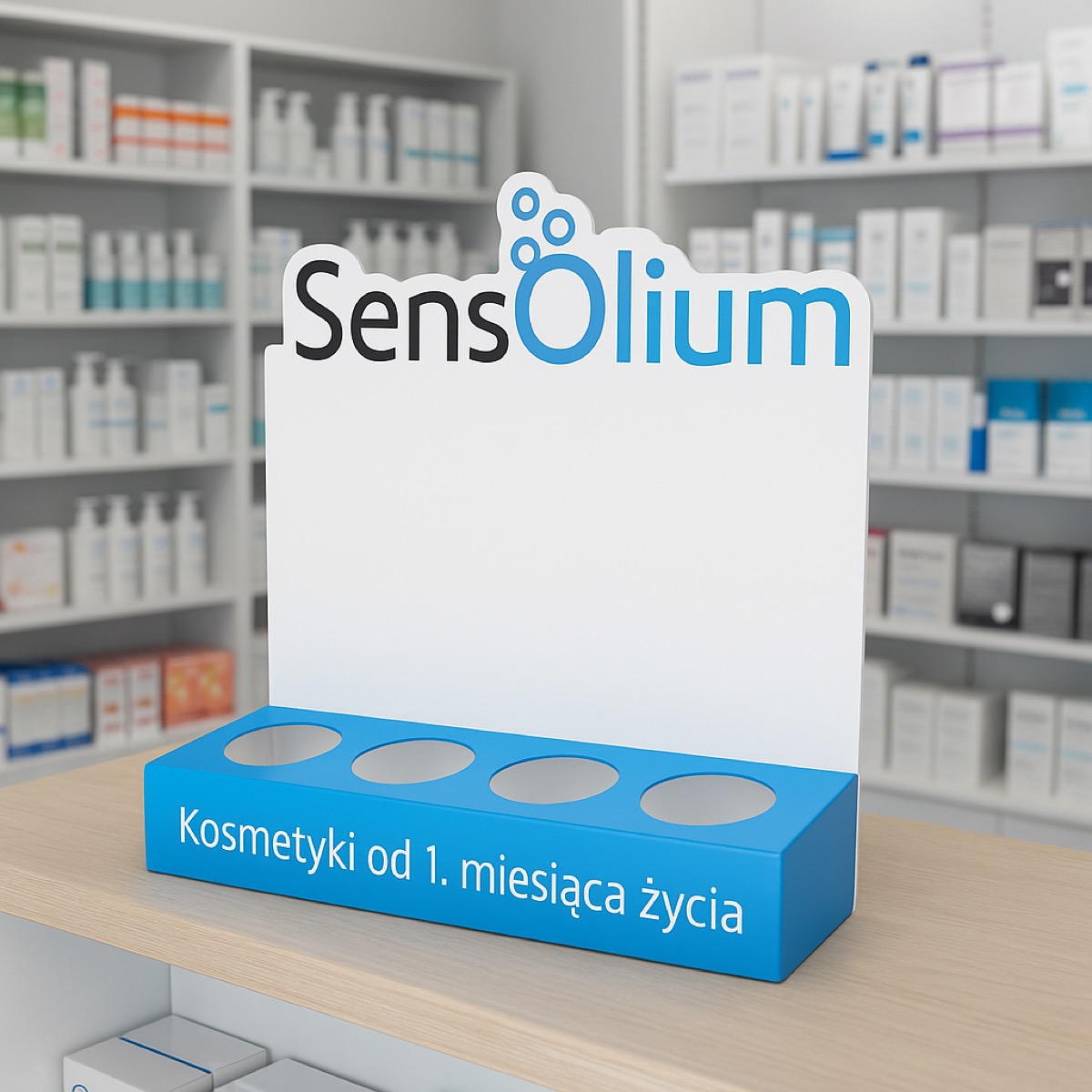 Displays for Hebe drugstore