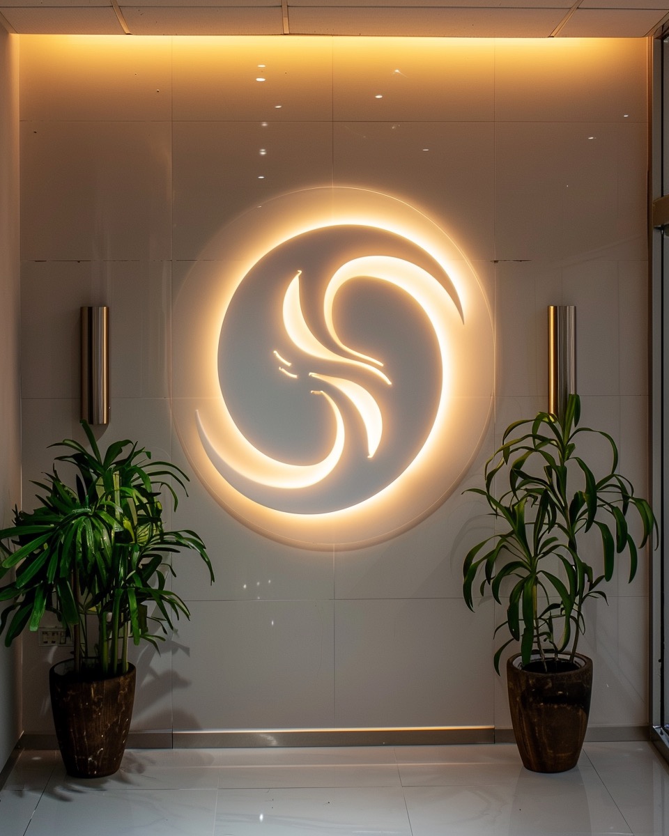 Illuminated 3D signage