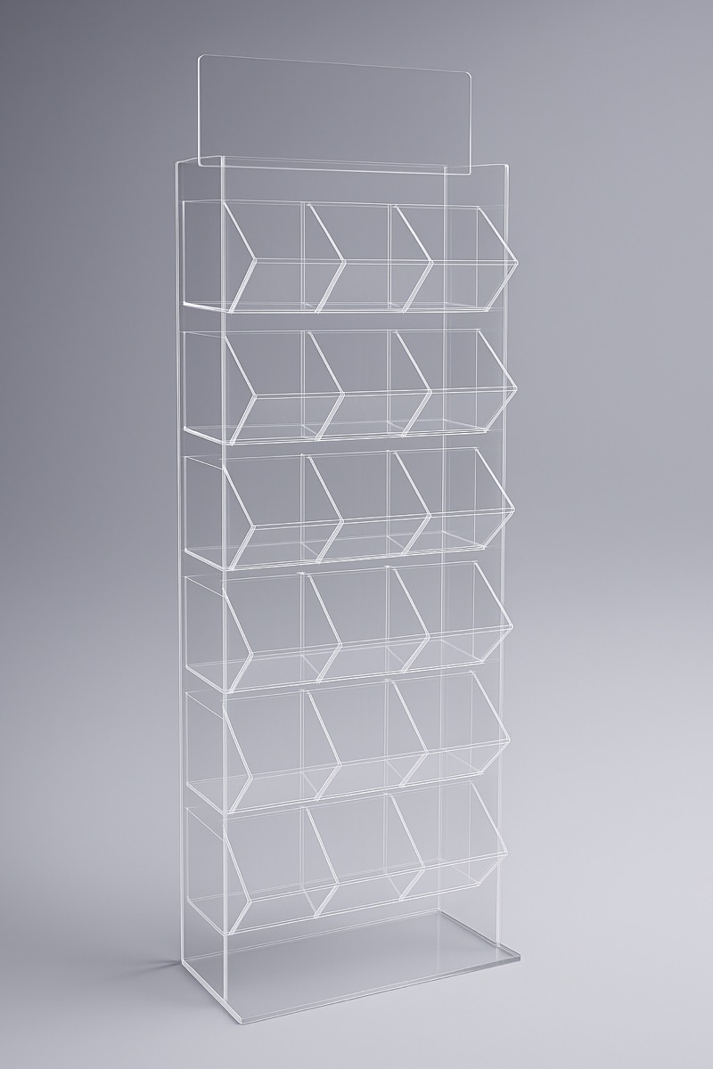 Plastic storage boxes warehouse