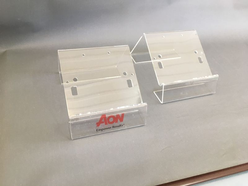 Formatka z plexi bezbarwnej ekspozytor ladowy AON cięcie laserowe