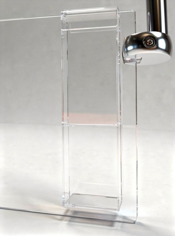 Formatka wiszaca z plexi bezbarwnej ekspozytor apteczny