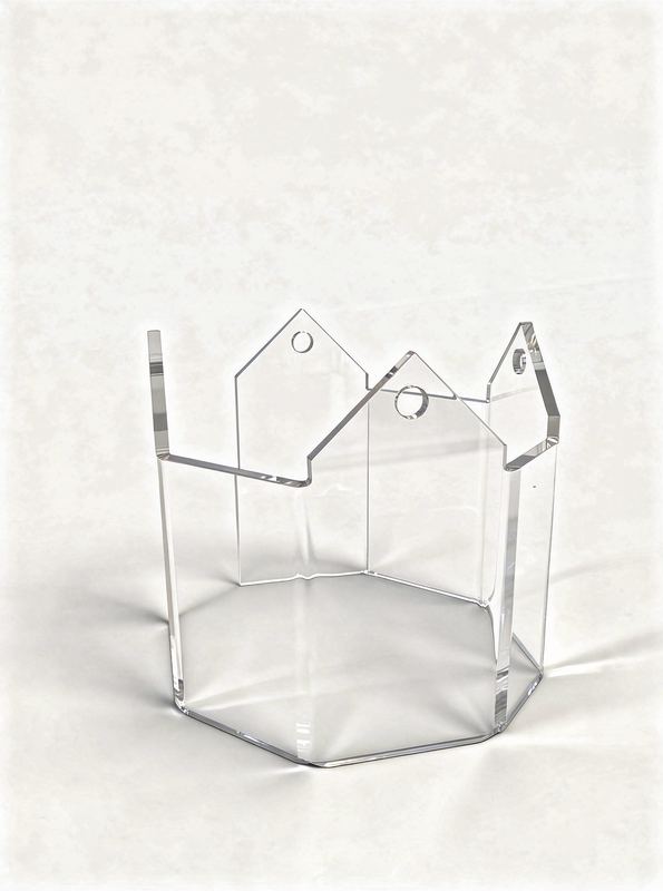 Formatka gięta z plexi techniczna osłona na wymiar