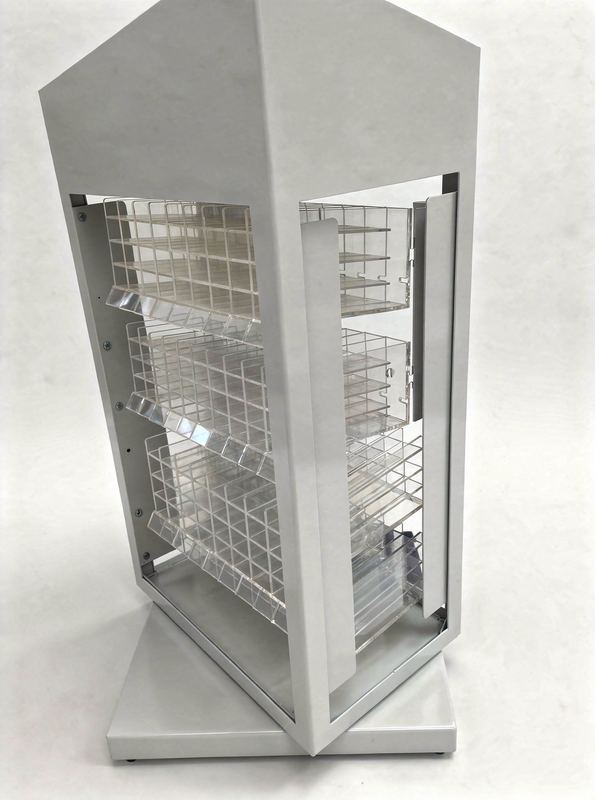 Prototyp ekspozytor obrotowy z plexi bezbarwnej produkt na zamówienie